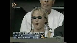 classic tennis match wimbledon 1997 iva majoli vs anna kournikova