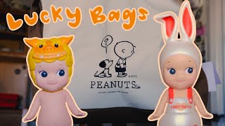 sonny angel & snoopy lucky bag unboxing ♡ japan vlog 2024 ♡