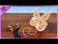 DIY 🦋 How to make butterfly out of jute tape and jute twine 🦋 (ENG Subtitles) - Speed up #675