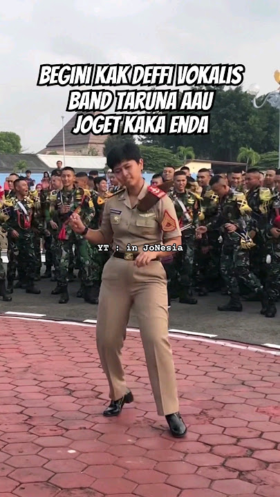 Vokalis Band Taruna AAU Joget Kaka Enda #drumband #aau