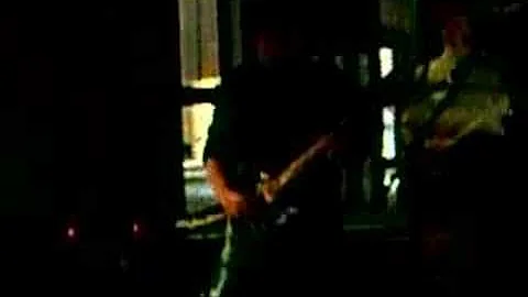 Metal god on guitar