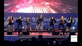 구구단 (gugudan) 더부츠 (The Boots)[4K 직캠]@181117 (소니AX700촬영)