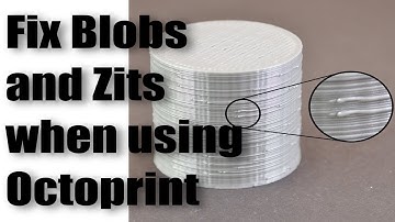 How to fix blobs while printing using Octoprint -  3d printer -Marlin updates and Cura settings