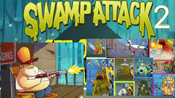 Top old game to play Swamp Attack! Level 4-8 Episode 1