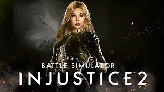 Injustice 2: Black Canary (Canário Negro) Battle Simulator on Very Hard