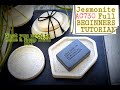 Beginners Jesmonite AC730 Complete Tutorial | What Sealer to use | Acid Etch | Silver Grey Granite