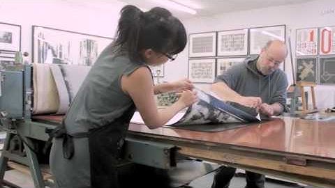 Barry Ebner Printing Monotypes