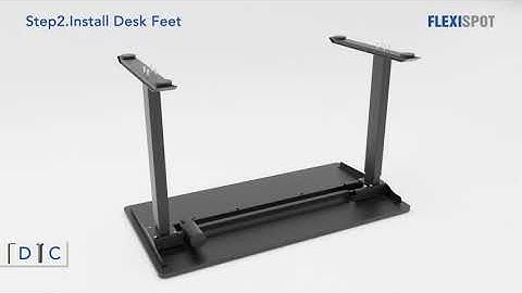 FlexiSpot Malaysia Vici Electric Quick Install Height Adjustable Standing Desk EC9