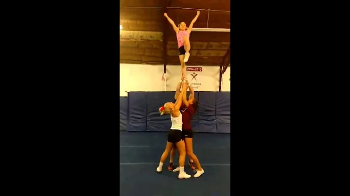 Hannah Wieland Cheer Tryouts SIUE