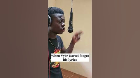 Thumbnail of When Vybz Kartel forgot his lyrics😅 #shorts