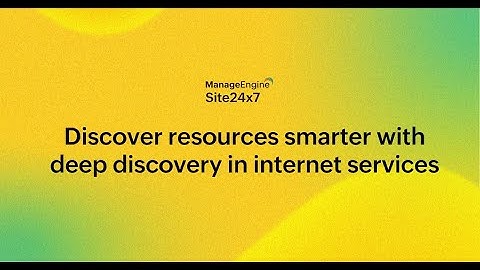 Discover resources smarter with deep discovery in internet services