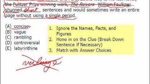 Magoosh GRE: Module 1 - Cutting through the Verbiage in Text Completions (5/6)