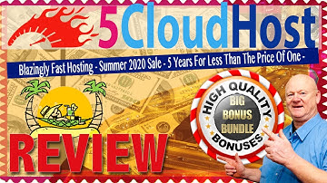 5 Cloud Host Review With  My Here To Help You Succeed Bonus Care Package Five Years Hosting