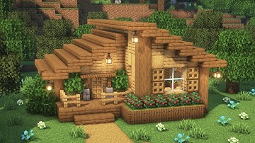 [Minecraft] How to Build a Survival Starter House / Tutorial
