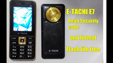 E TACHI E7 SC6531EFM flash file read security code & format cm2 2020