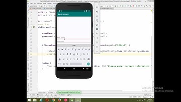 07. Android Tutorial: part 2: Intent, Explicit Intent | login Page