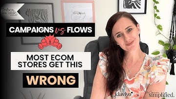 Klaviyo Campaigns vs. Flows: The One Mistake Costing You Sales