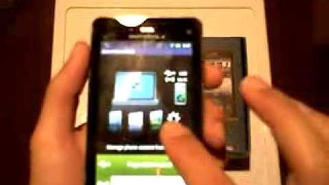 Part2of2 Overview and tour of the Motorola XT860 Droid smartphone (physical sliding QWERTY keyboard)