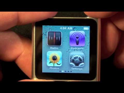 Apple iPod nano 2010 (6th Generation): Unboxing and Demo