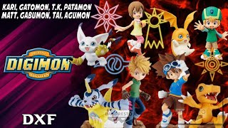 Matt, Tai, Kari, T.K, Agumon, Gabumon, Gatomon, Patamon | DXF | Digimon | # 66 | Review En Español