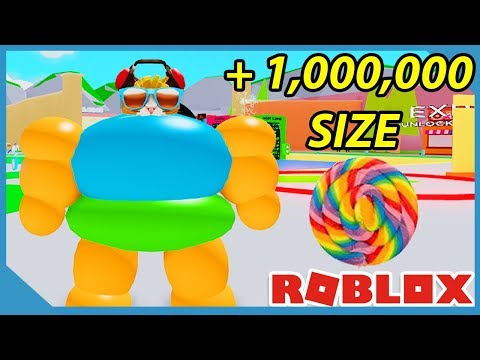 i became the largest person in roblox om nom simulator