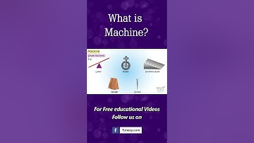 What is a machine? | Simple Machines | Lever | Science #shorts