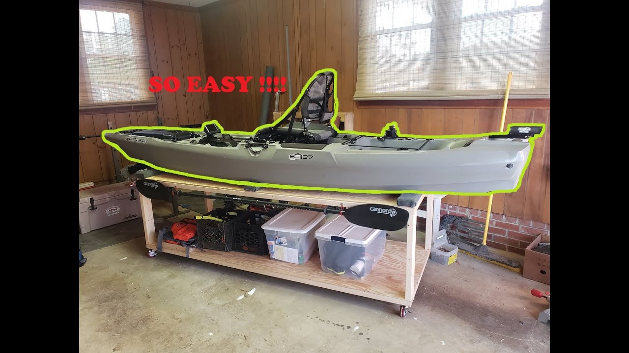 Bonafide ss127 Kayak Loading/Unloading Cart YouTube