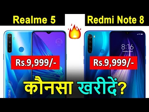 Redmi Note 8 vs Realme 5                    Realme 5 vs Redmi Note 8 Camera  Gaming  Pubg