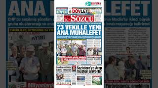 Sözcü Gazetesi 1. Sayfa - 6 Temmuz 2026