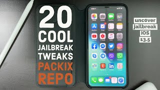 20 cool jailbreak tweaks on Packix