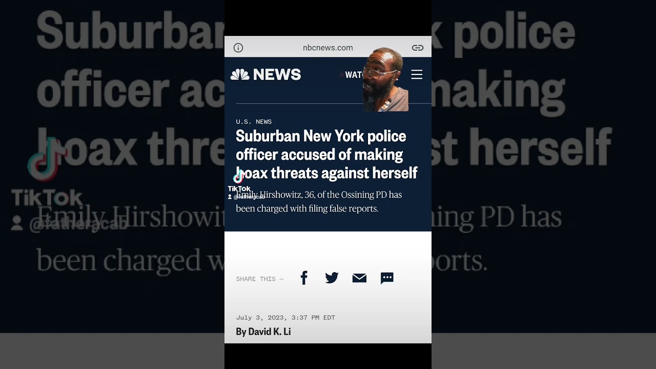 New York Cop arrested for allegedly sending fake threats to herself. #newyork