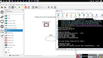 Installing a Fortigate in GNS3 with web access