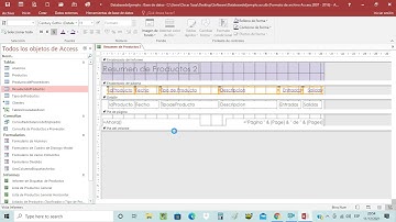 Access  Diseño de Informes con Diversos Formatos #programming #program #programmer #programa #progra