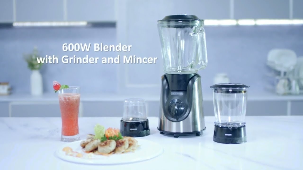 Black & Decker JBGM600-B5 500W Juicer Blender Grinder and Mincer – LetsTango