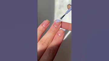 5 ways you can do a French tip on SHORT nails! #shorts #diynails #frenchtip #diymanicure #nails