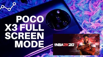 POCO X3 FULL SCREEN MODE IN NBA 2K20
