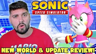 NEW WORLD + RIDERS AMY UPDATE SNEAK PEAK! IS IT GOOD?! (Sonic Speed Simulator)