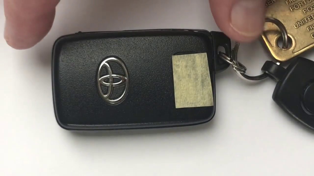 Change Battery In Toyota Key Fob 2010 Camry