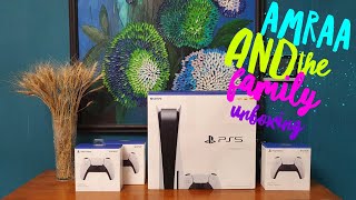 Amraa and The Family- PS5 Unboxing, first reaction Анхны сэтгэгдэл