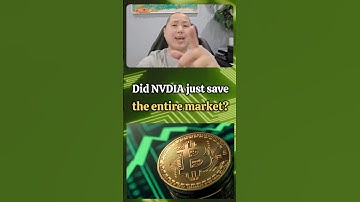 Dit is het moment dat #NVIDIA in zijn eentje de hele markt redde 🤯