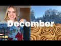 A week in December Studying for finals, baking cinnamon rolls, &amp; decorating for Christmas!