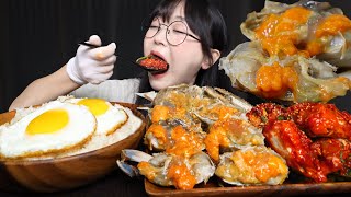 กินปูดองซีอิ๊วและปูดองรสเผ็ด🦀Mukbang ASMR