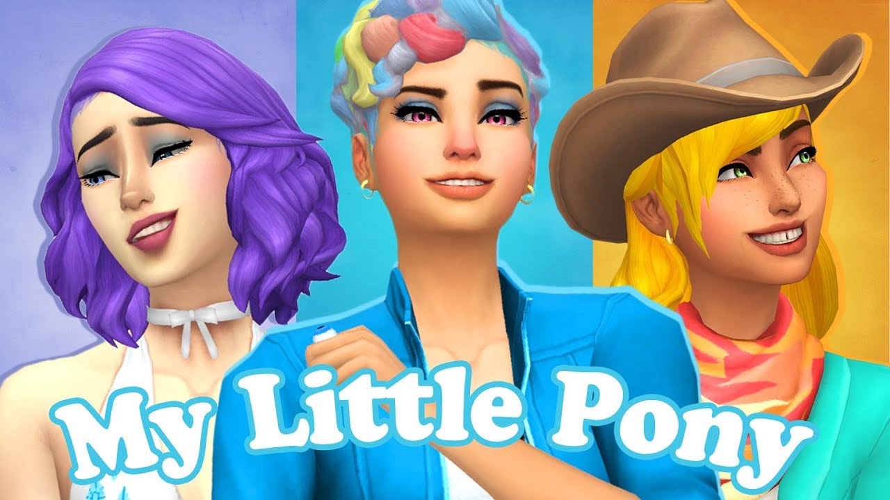 the sims 4 my little pony create a sim part two youtube