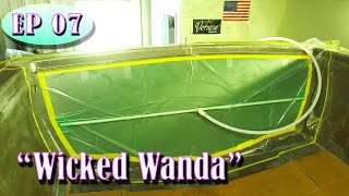 Wicked Wanda EP 07 - COOSA Transom Vacuum Bagged and READY for COOSA Stringers and Bulkheads NEXT!