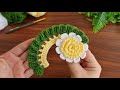 3D Super!. Crochet Flower 🌼 Very easy crochet rose flower making for beginners.You should do it now