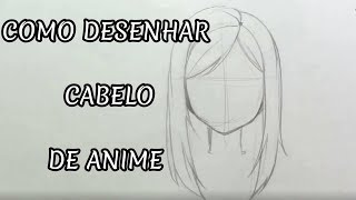 Fica FÁCIL Aprender Como Desenhar Cabelo De Anime Masculino ASSIM