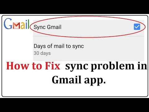 How to Fix sync problem in gmail app