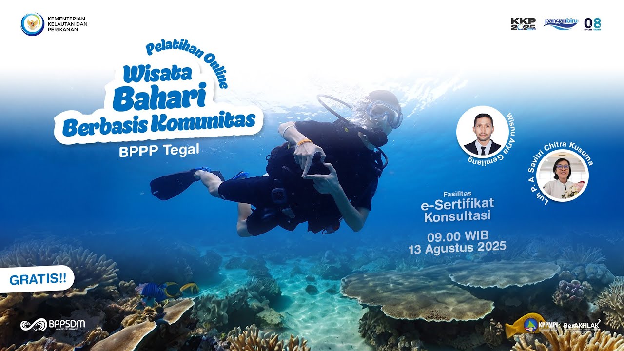 Pelatihan Daring | Wisata Bahari Berbasis Komunitas