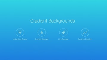 WordPress Gradient Backgrounds