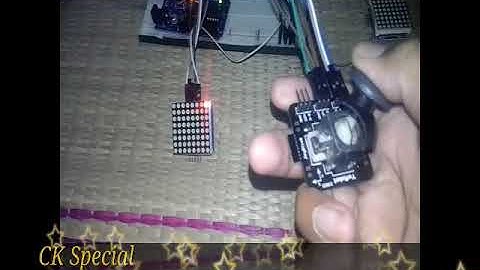 Joystick control led matrix